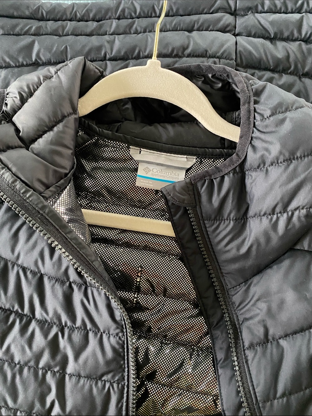 Columbia Black Quilted Packable Puffer Jacket - Picture 2 of 8